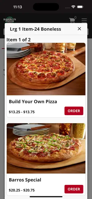 Barro’s Pizza screenshot 1