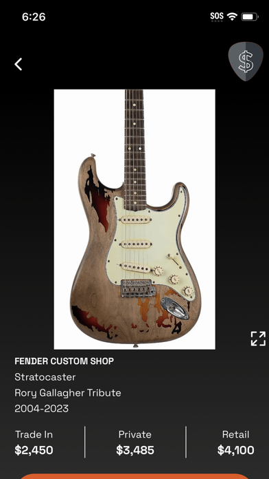 Mobile Guitar Price Guide iPhone screenshot 5 - Music app