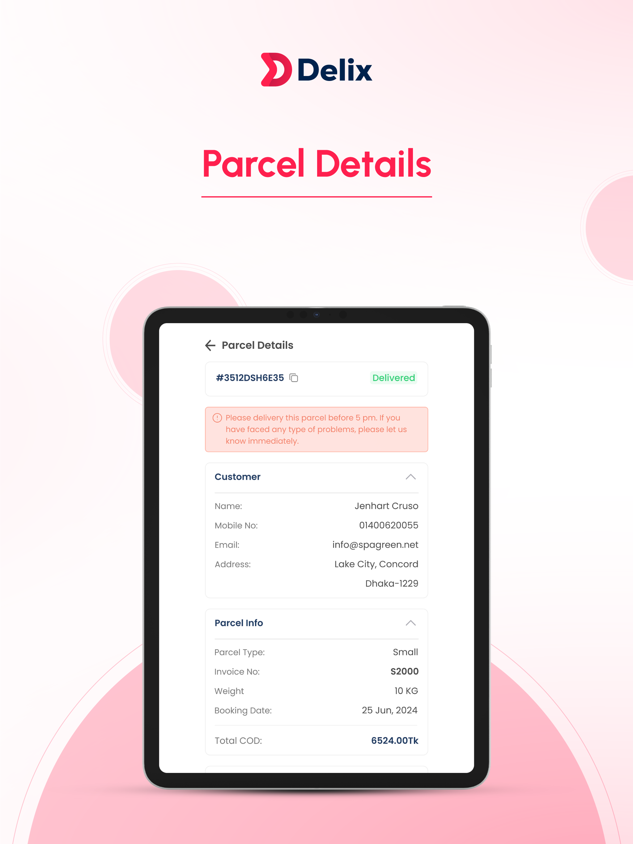 Delix Courier Rider App screenshot 8