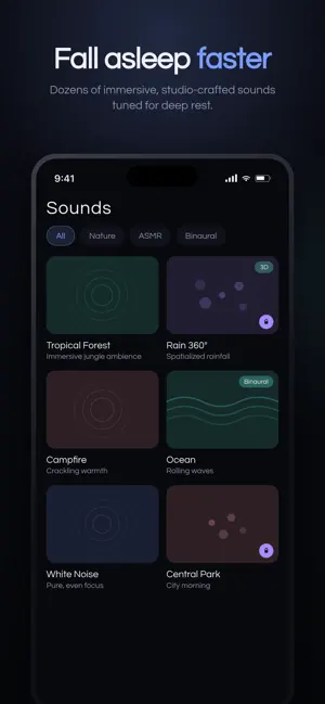 Peace : White noise for sleep screenshot 3