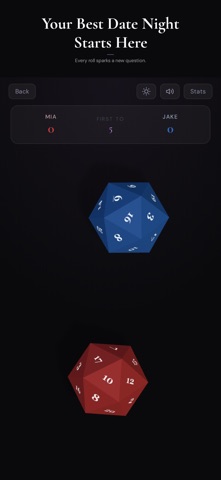 Dating Throw: Couples D20 Game Screenshot 1 of 5