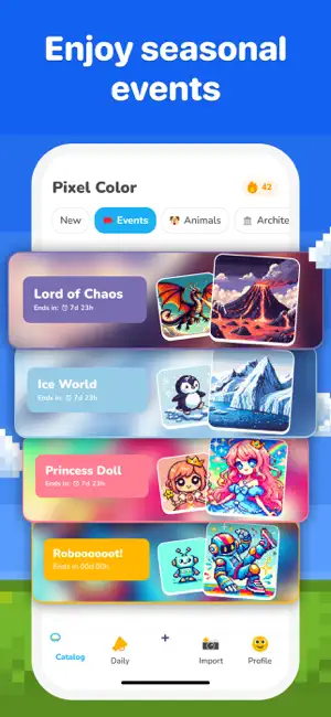 Pixel Color: Paint by Number screenshot 3
