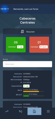 Monitor TP screenshot