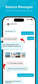 Messages Recovery : Restore screenshot