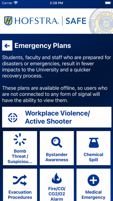 HofstraSafe Screenshot