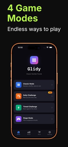 Glidy - Number Puzzle & Brain Screenshot 3 of 5