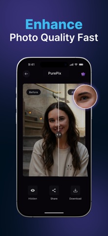 Photo Enhancer: Purepix iPhone screenshot