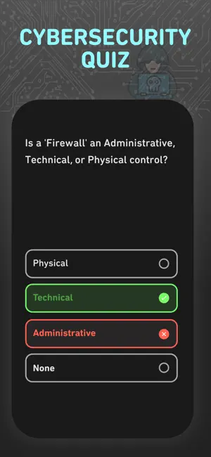 Cybersecurity Quiz App screenshot 2