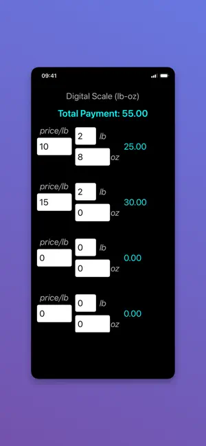 Digital Scale: kg, gr, lb, oz screenshot 1