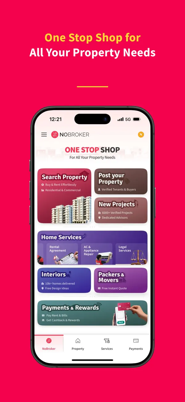 Screenshot #1 pour NoBroker Rent, Buy, Sell Flats