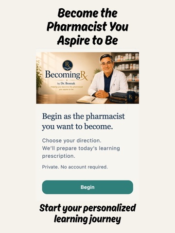 BecomingRx iPad screenshot