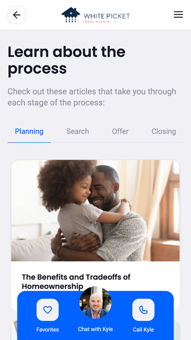 White Picket Real Estate Screenshot