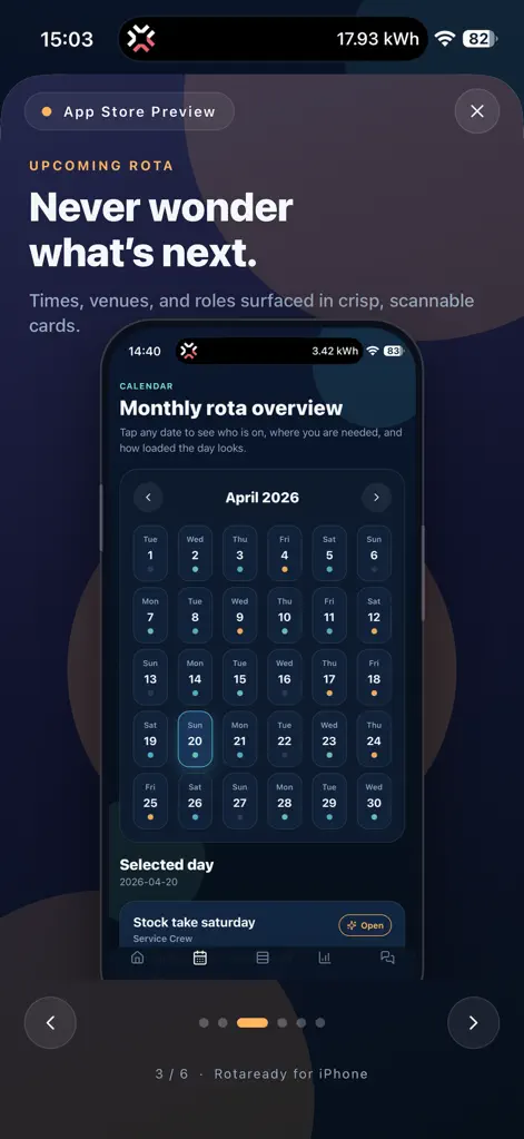 Rotaready: Rota & Shifts - Business App | MWM