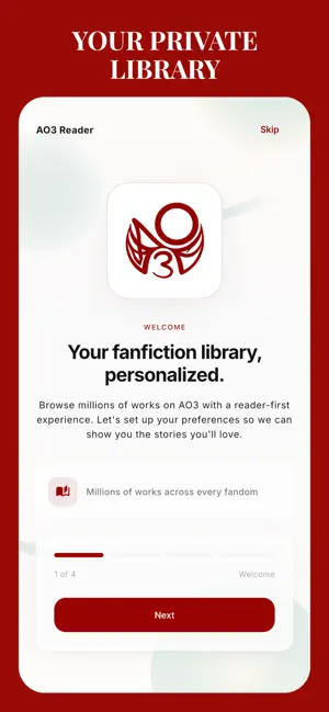 Fanworks: AO3 Unofficial iPhone screenshot 4