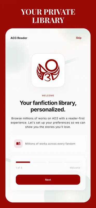 Fanworks: AO3 Unofficial screenshot 4 of 4