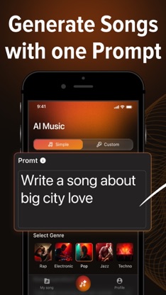 AI Music & Song Generator * screenshot 2
