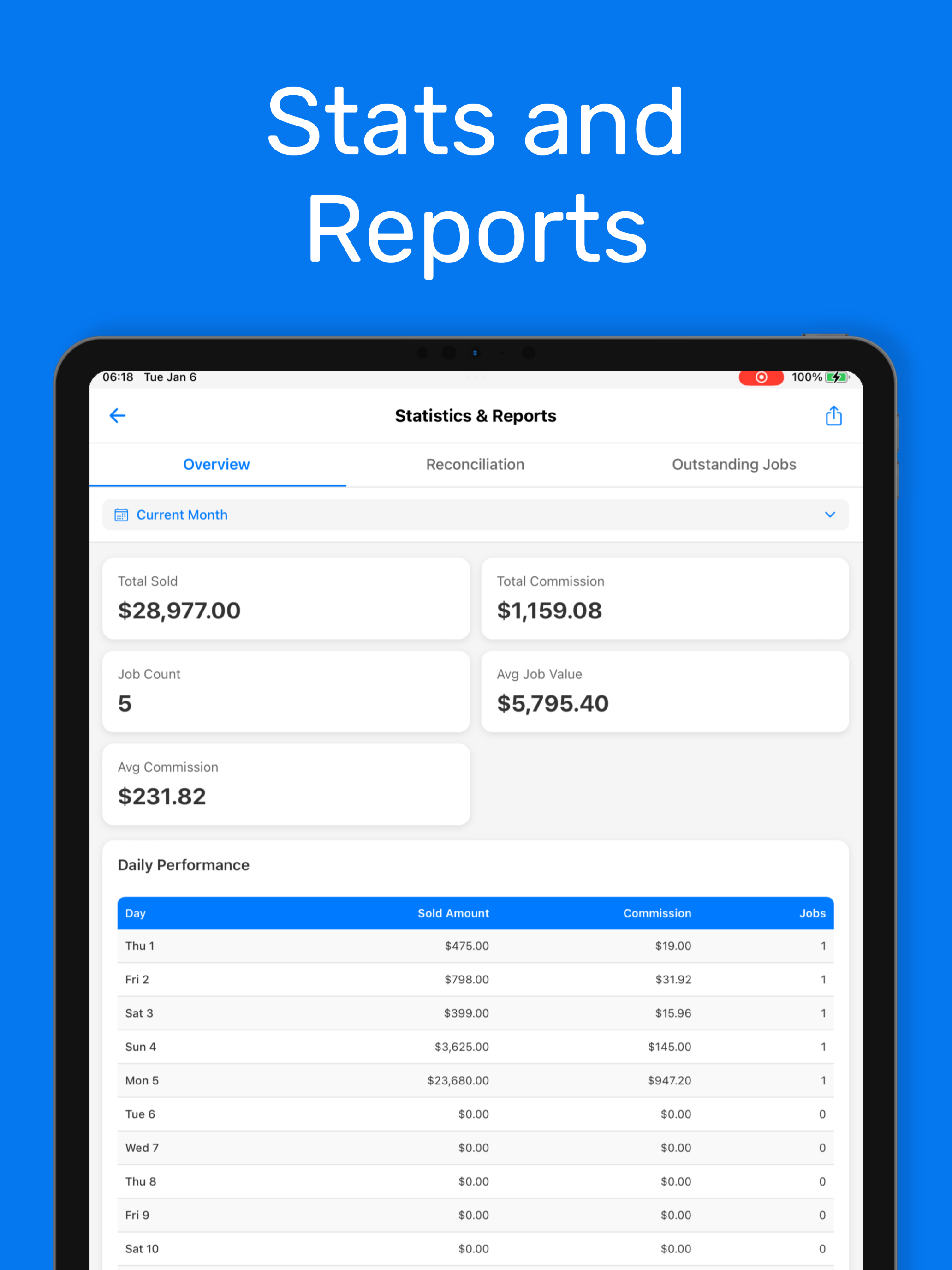 Commission Tracker screenshot 11