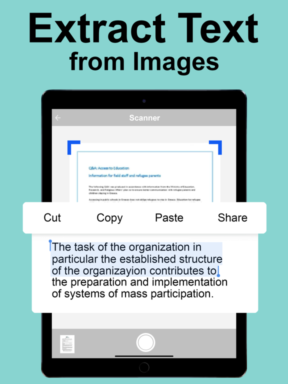 True Scanner - PDF Scanner iPad screenshot 5 - Productivity app