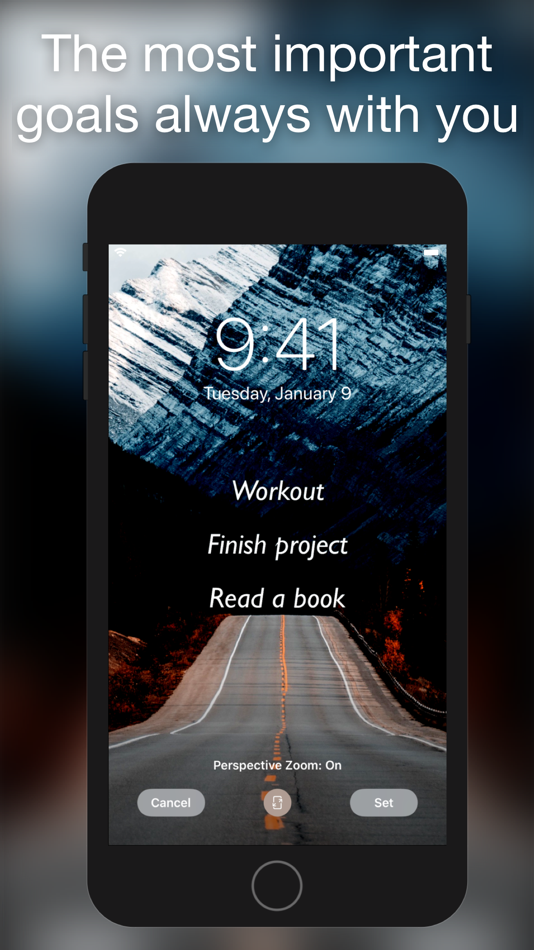 #6. 3minders - Lock Screen Notes (iOS) Podle: Alexandr Moscaliuc