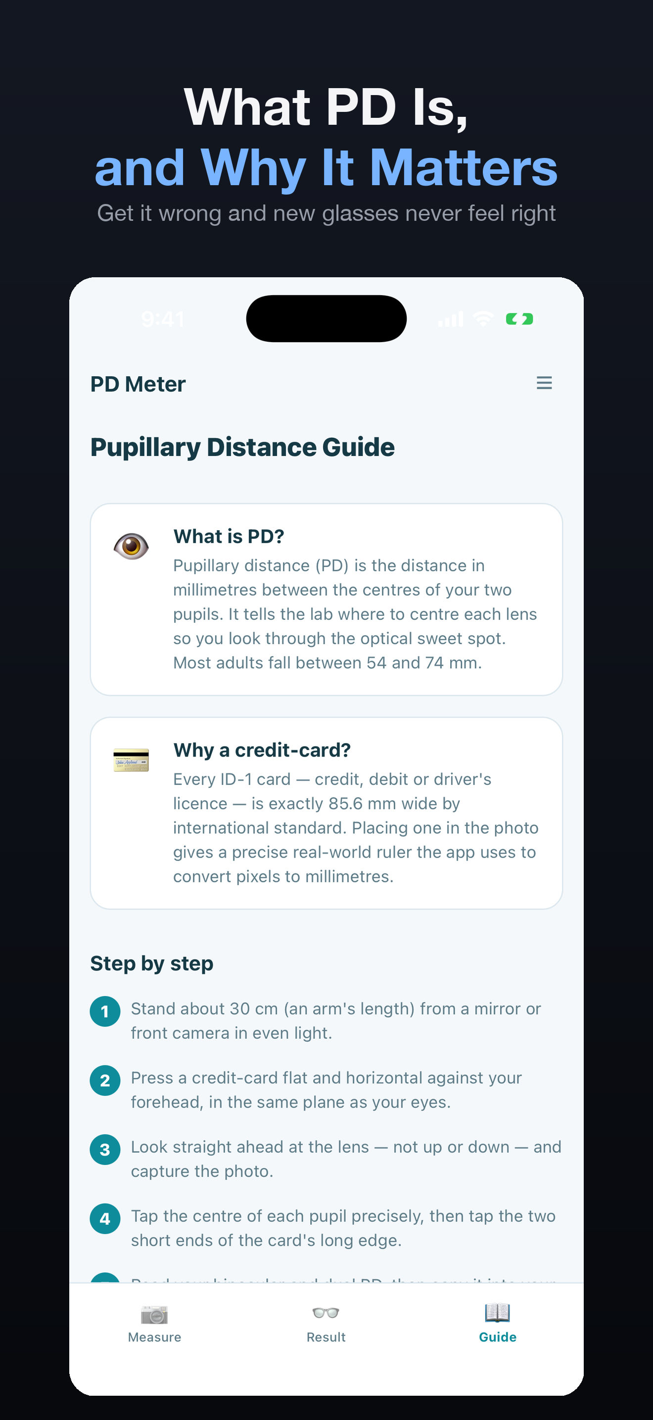 PD Meter: Pupillary Distance screenshot 3