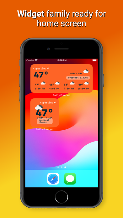 Swifty Forecast Screenshot