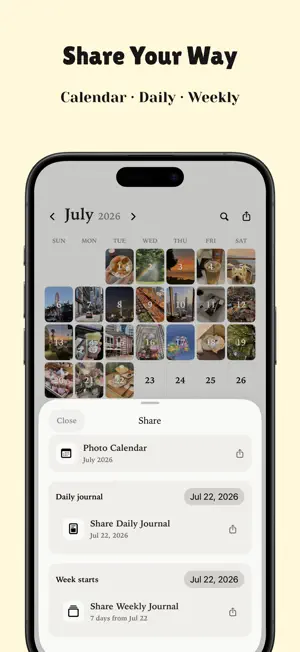 Molog - Photo Calendar & Diary screenshot 4