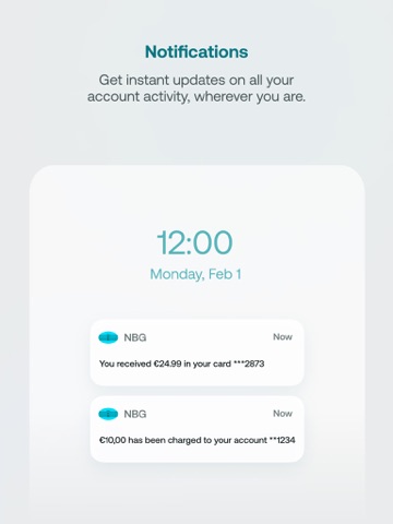 NBG Mobile Banking iPad screenshot 6 - Finance app