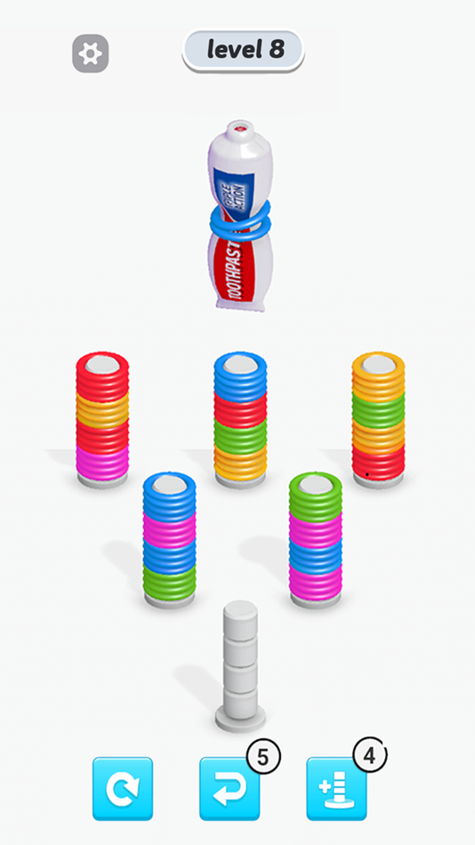 #4. Slinky Sort Jam (iOS) 由: Banoth Rahul Naik