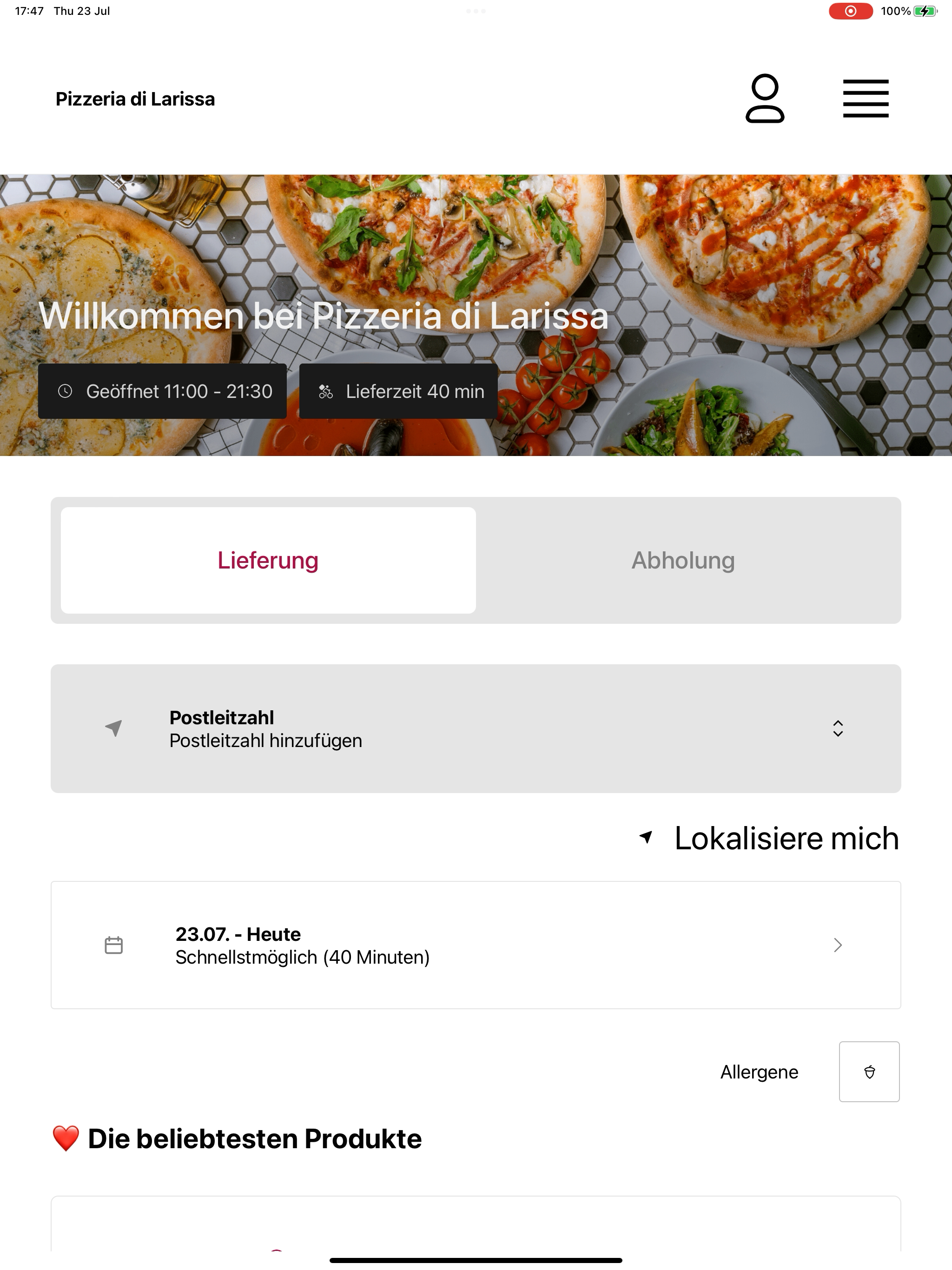 Pizzeria di Larissa screenshot 6