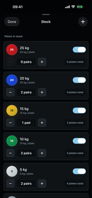 ColdLoad: Plate Calculator Screenshot 2 of 3