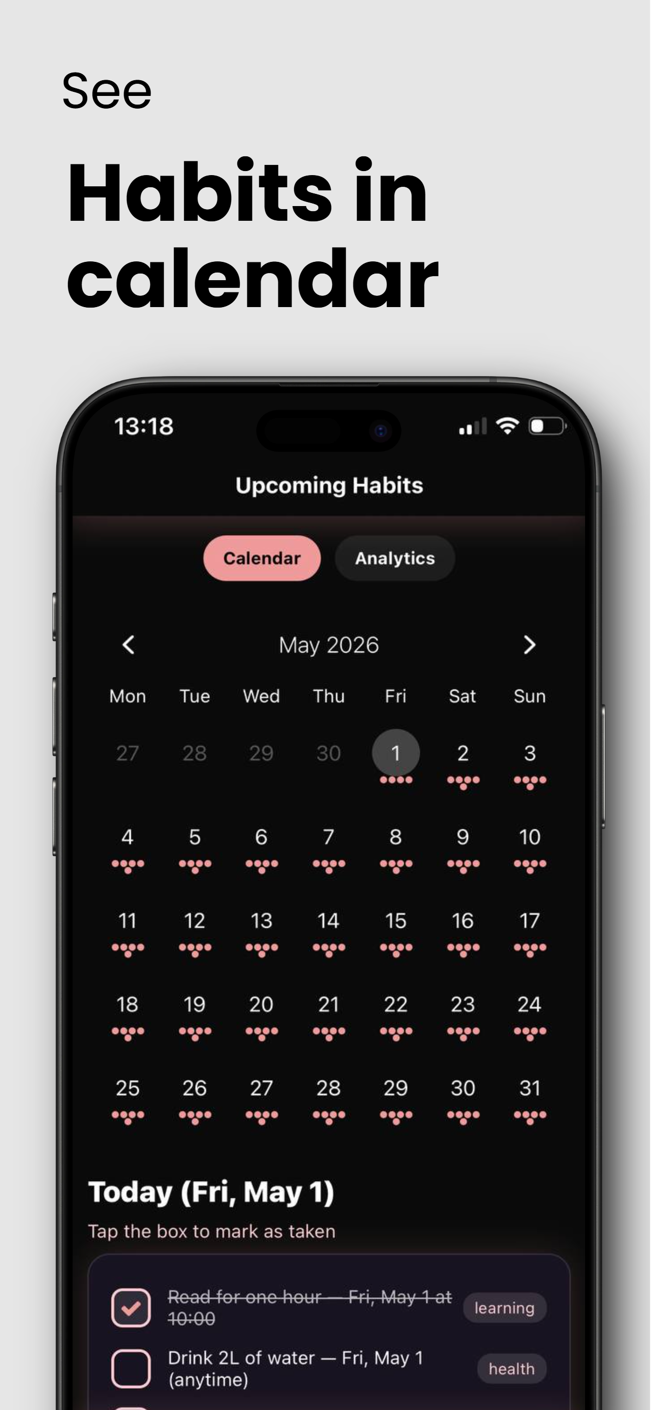 Habit Tracker - HabitBase screenshot 3
