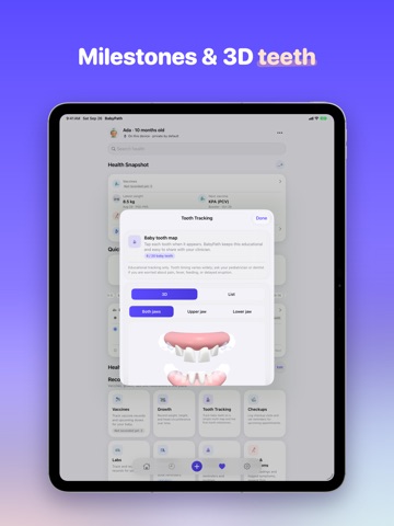 BabyPath: Newborn Baby Tracker iPad screenshot 8
