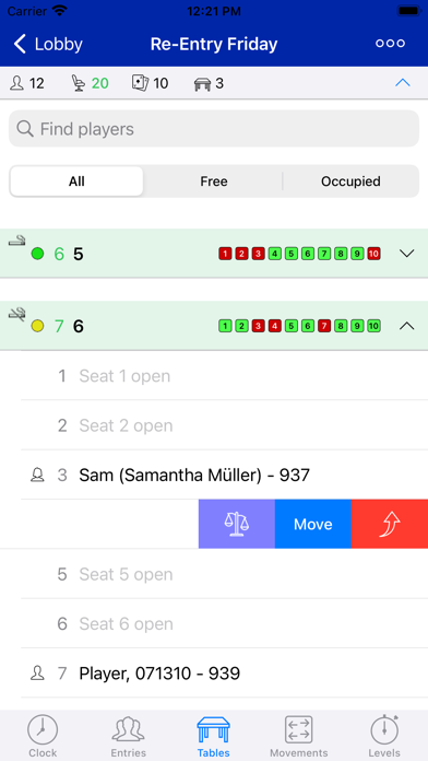 CasinoWare Tournament Control Screenshot