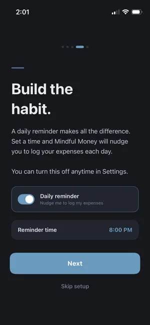 Mindful Money: Budget Log screenshot 4
