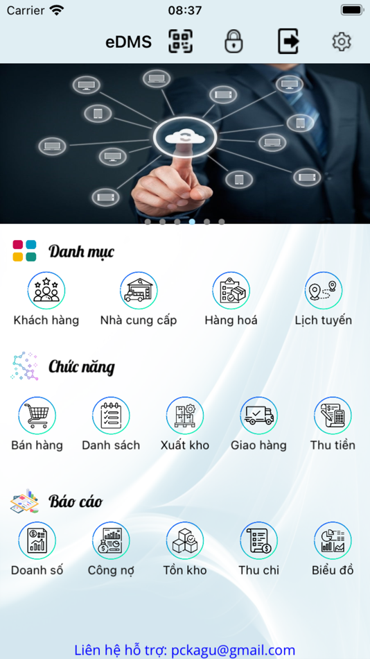 #1. eDMS - Quản lý phân phối (iOS) 게시자: Cong Khanh Phan