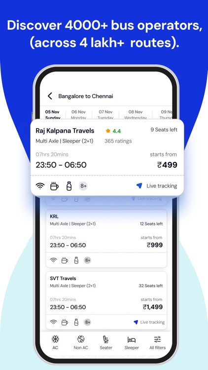FreezeBooking: Bus Booking App