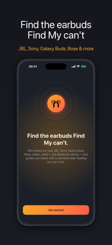 Glint: Earbud & Device Finder iPhone screenshot