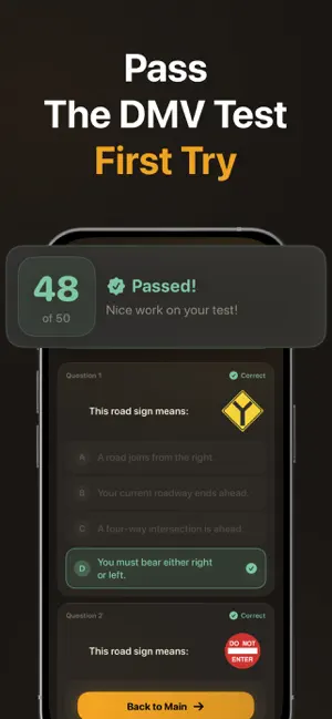 Florida DHSMV Practice Test FL screenshot 1