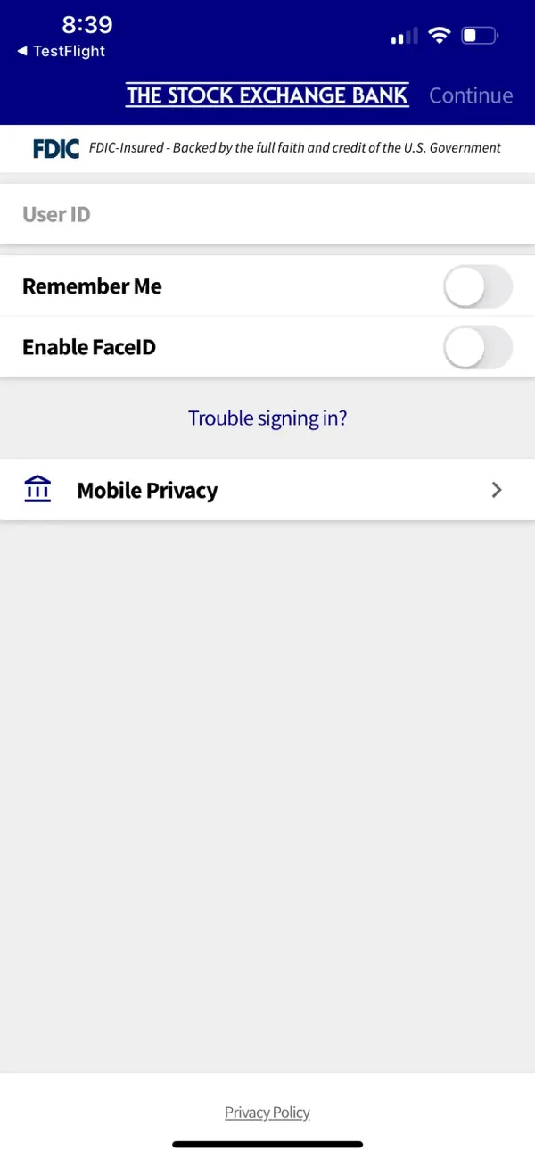 #5. Stock Exchange Bank Woodward (iOS) Με: Stock Exchange Bank