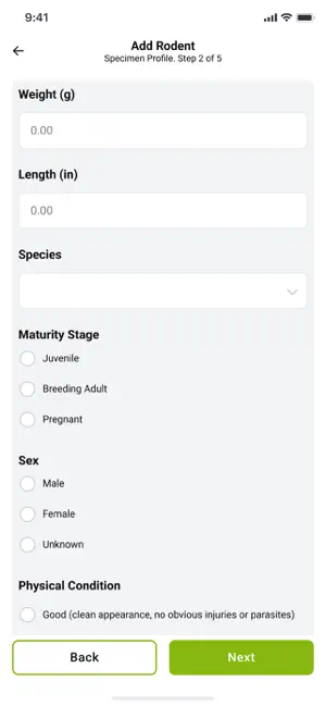 Rodent Log screenshot 4