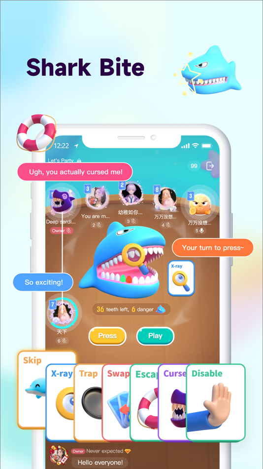 #2. 全民party-語音聊天匿名交友軟體,配對約會app (iOS) 由: Staraltar Technology Co., Ltd.