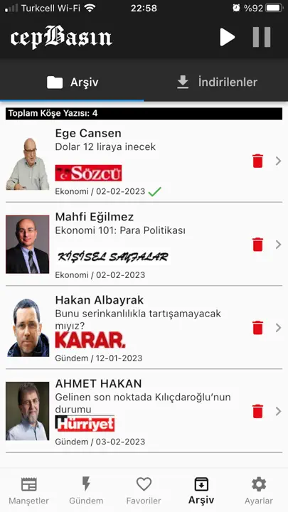 CepBasın iPhone Ekran Görüntüsü 5