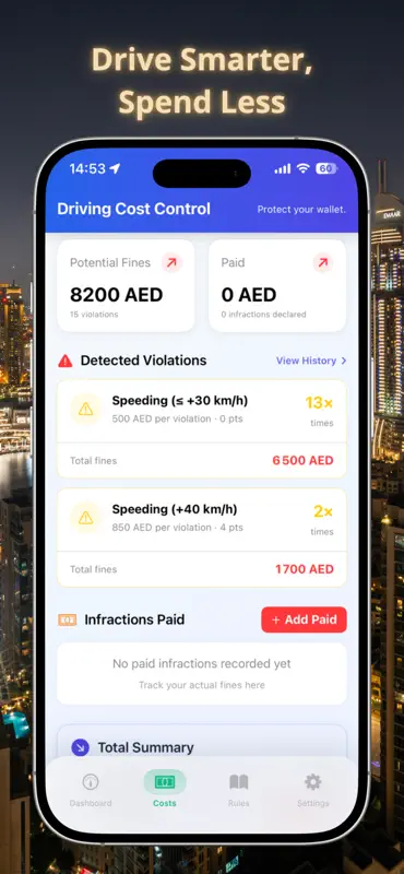 Radar UAE - Safe Driving Pro screenshot 2 of 5