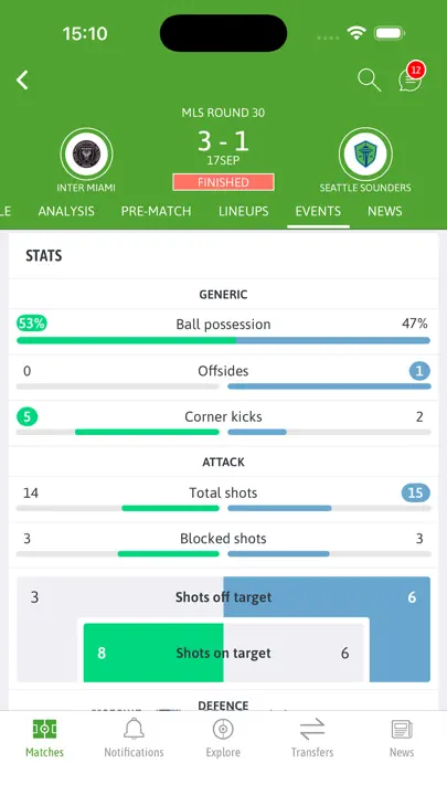 BeSoccer Plus iPhone Ekran Görüntüsü 4