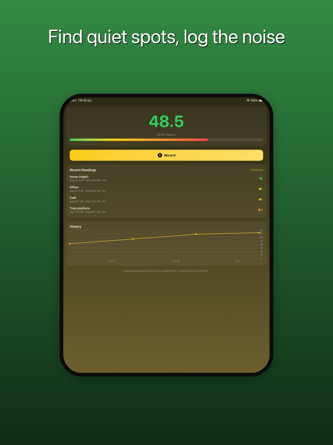 Screenshot 7 of DeciTrack: Decibel Meter & Log