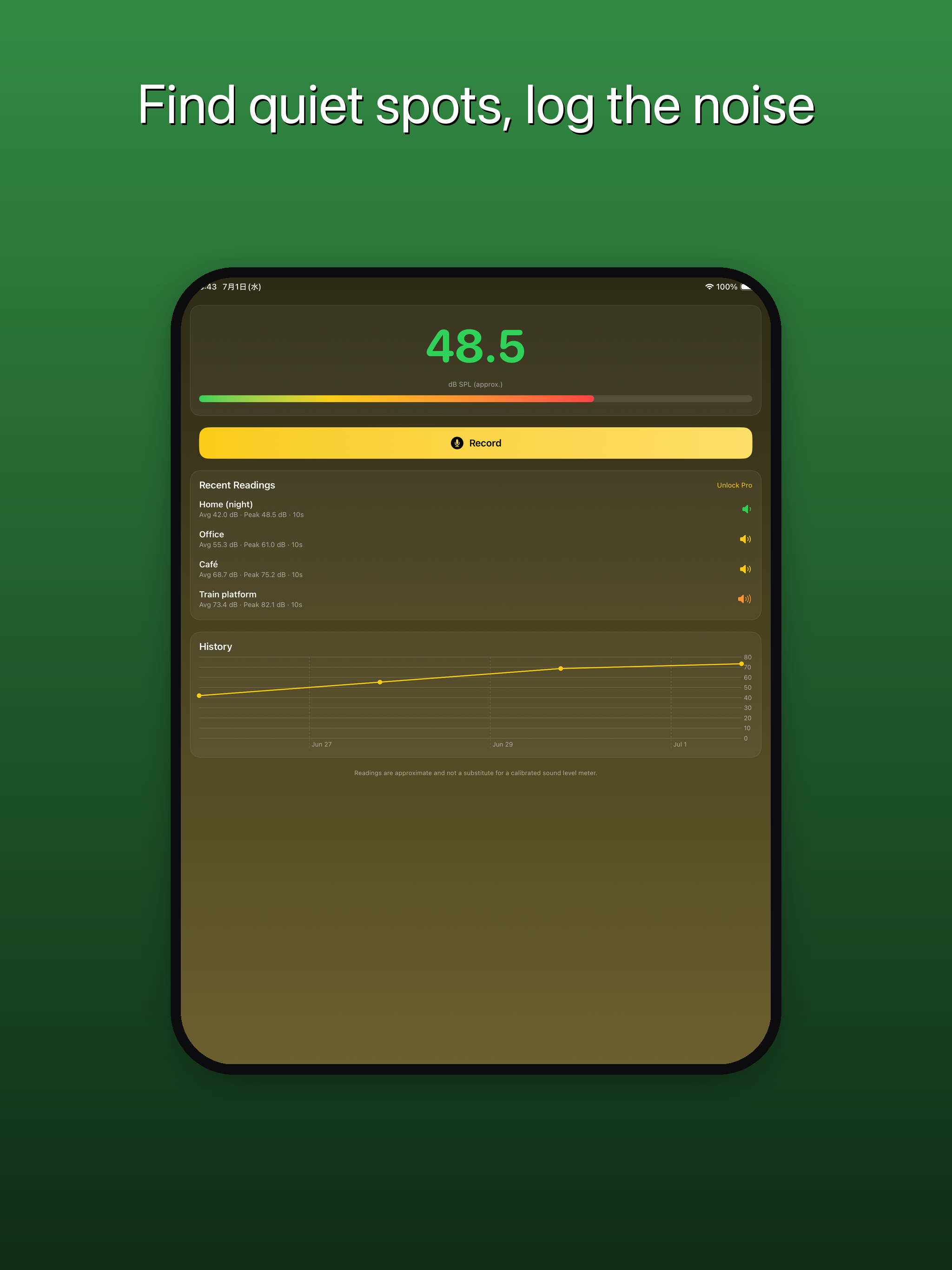 DeciTrack: Decibel Meter & Log screenshot 7