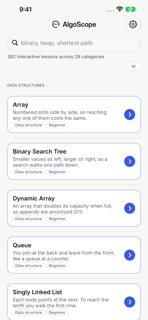 AlgoScope: DSA Visualizer screenshot 3