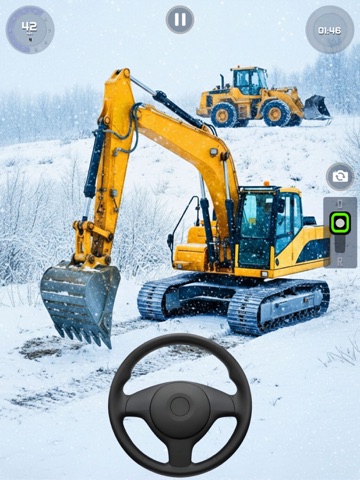 Snow Plow Truck: Digger Sim 3D iPad screenshot