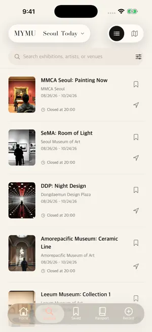MYMU: Korea Exhibitions screenshot 3