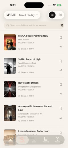 MYMU: Korea Exhibitions screenshot